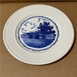 Wedgwood Colby College Bixler Art & Music Center Dinner Plate